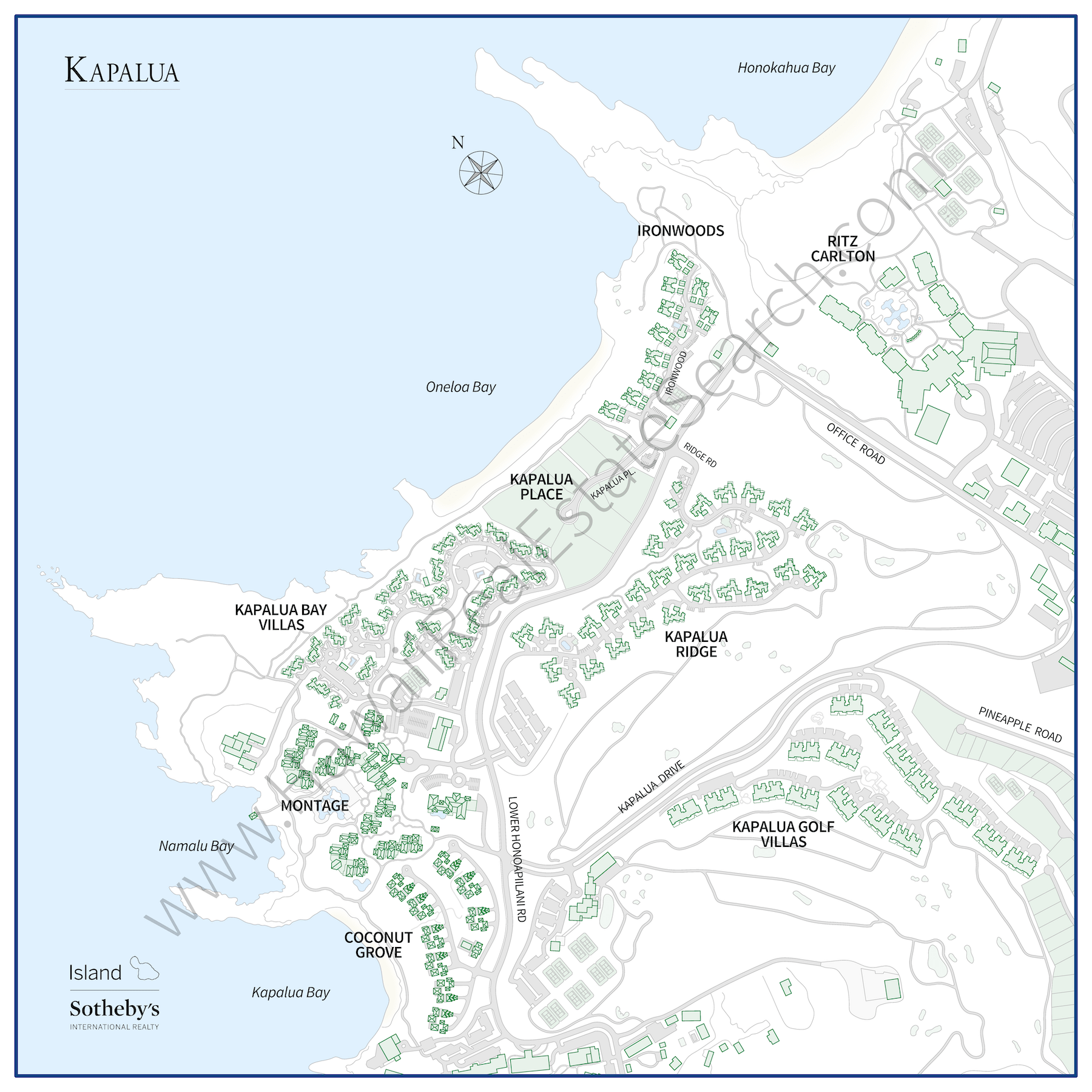 Kapalua Real Estate Map